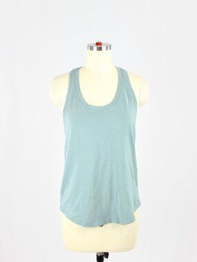 LULULEMON Mystic Green Pima Cotton Racerback Love Tank II Top, Size 4